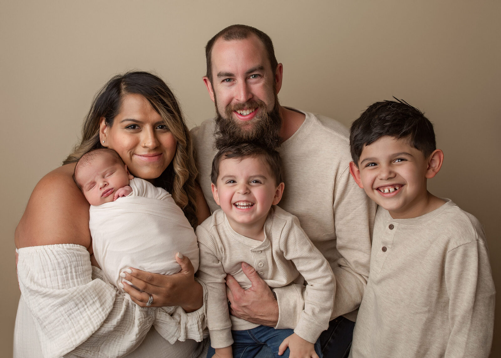 Tucson Family Photography, Newborn Studio Session, Mom and baby Photography