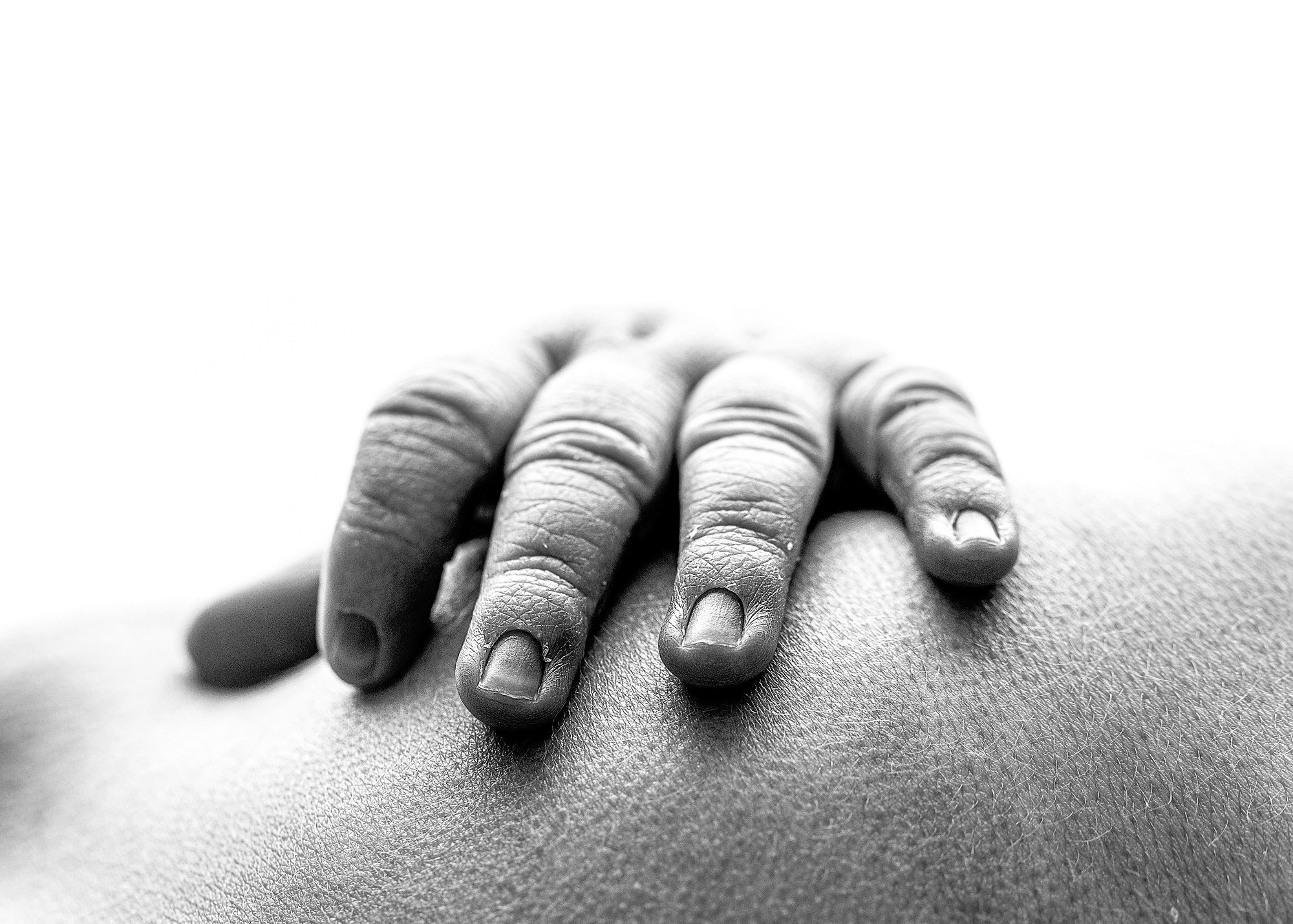 Macro Photography, Tiny Newborn Fingers