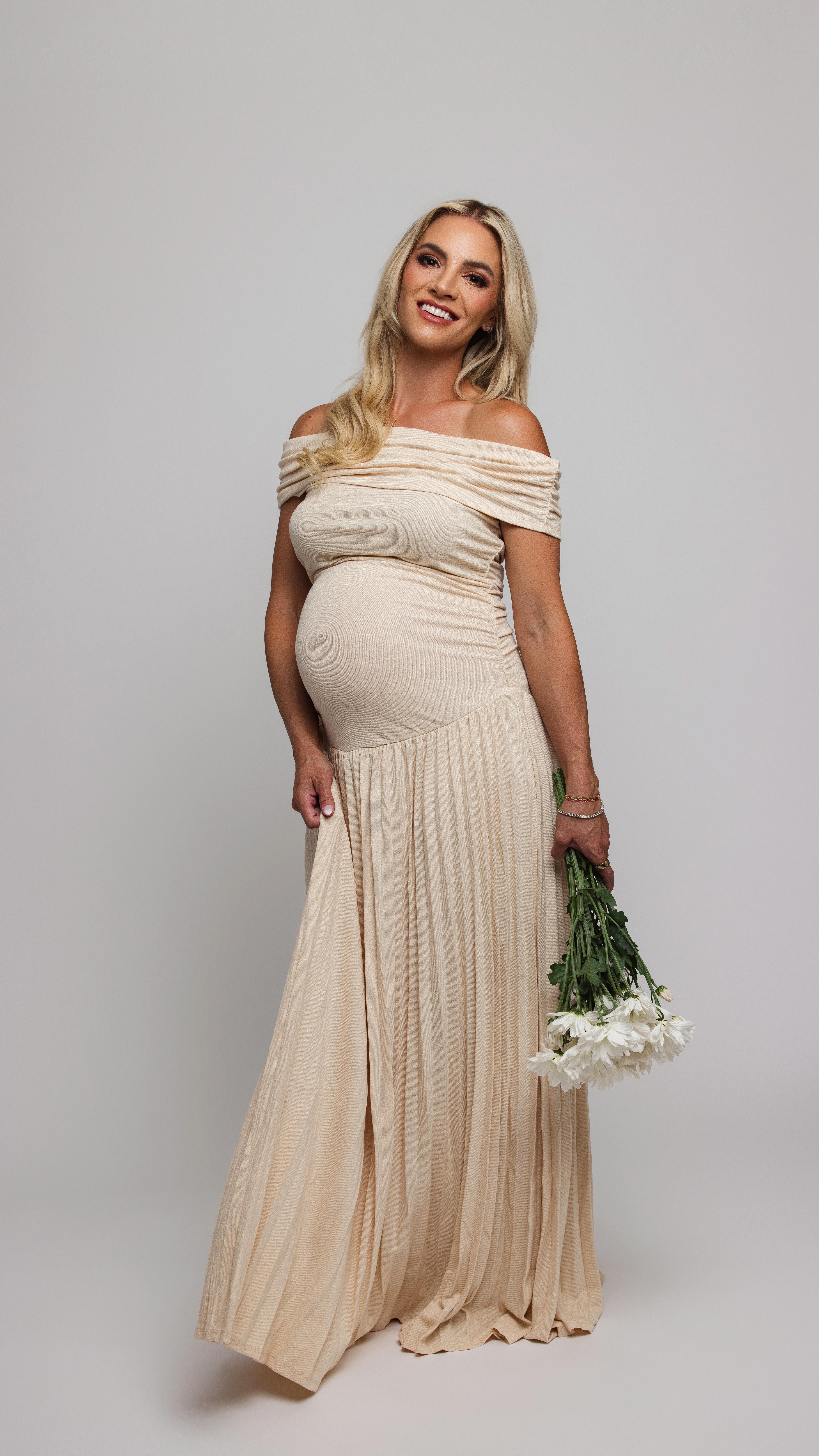 Studio Maternity Session in Tucson Arizona