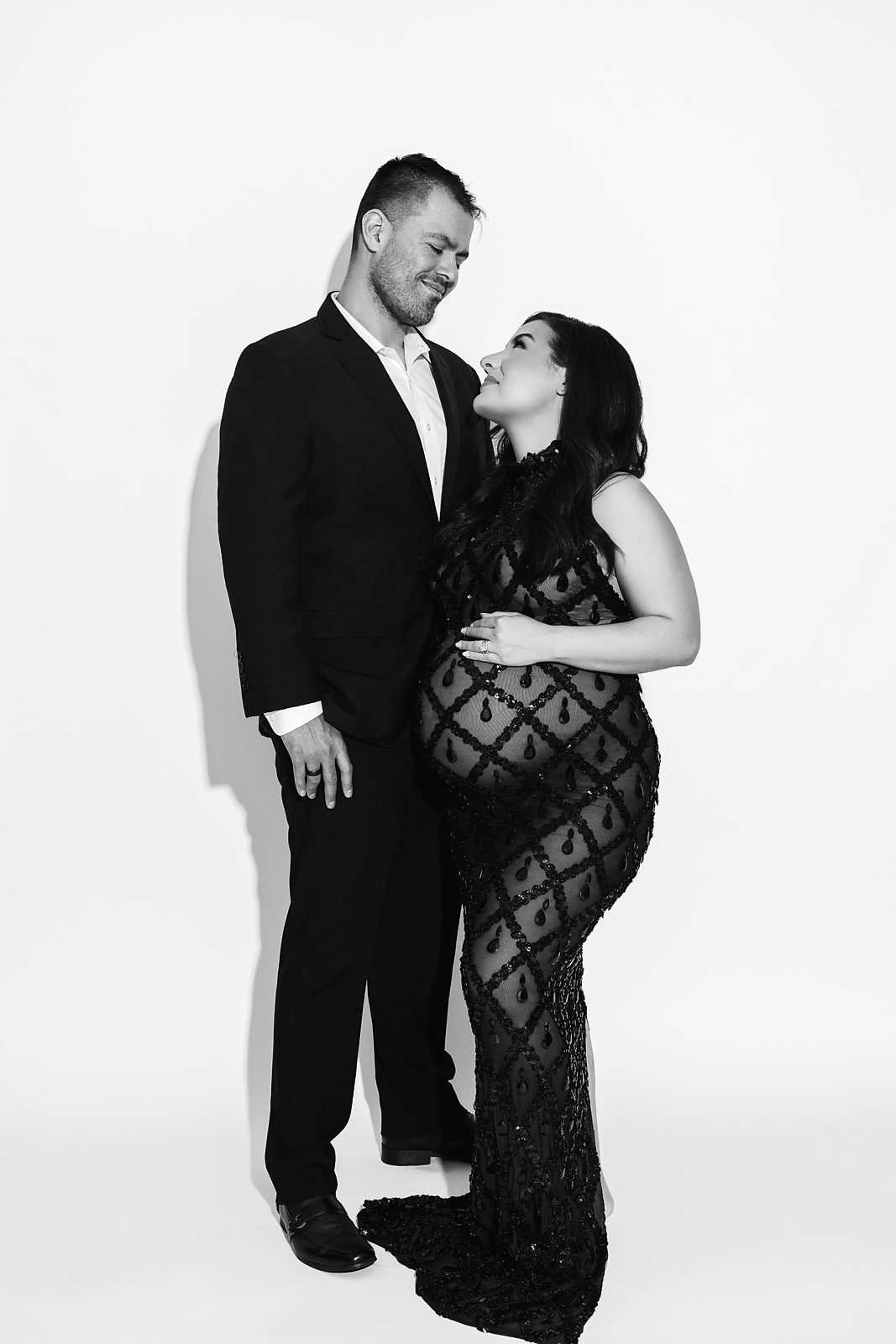 Luxury High End Fashion Maternity Studio Session, Tucson Maternity Photography