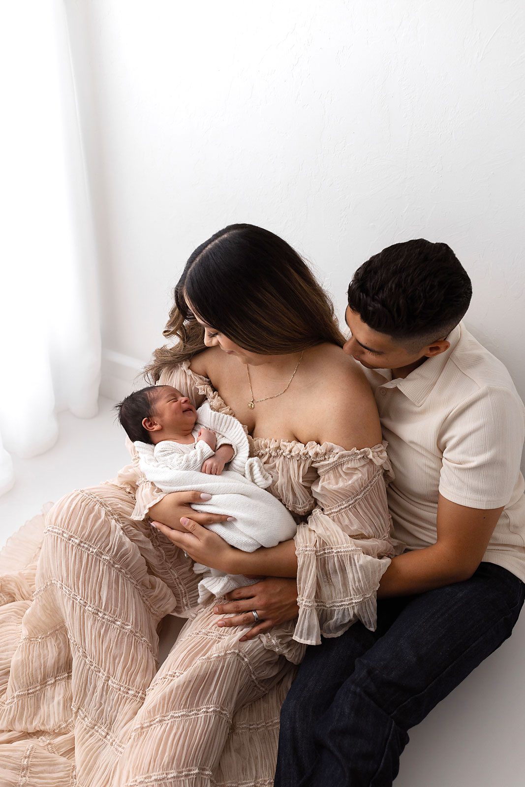 Studio Newborn Lifestyle Session in Tucson AZ